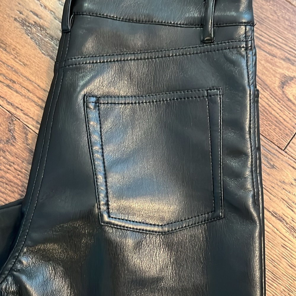 Wilfred aritzia black pleather pants. - Picture 3 of 4